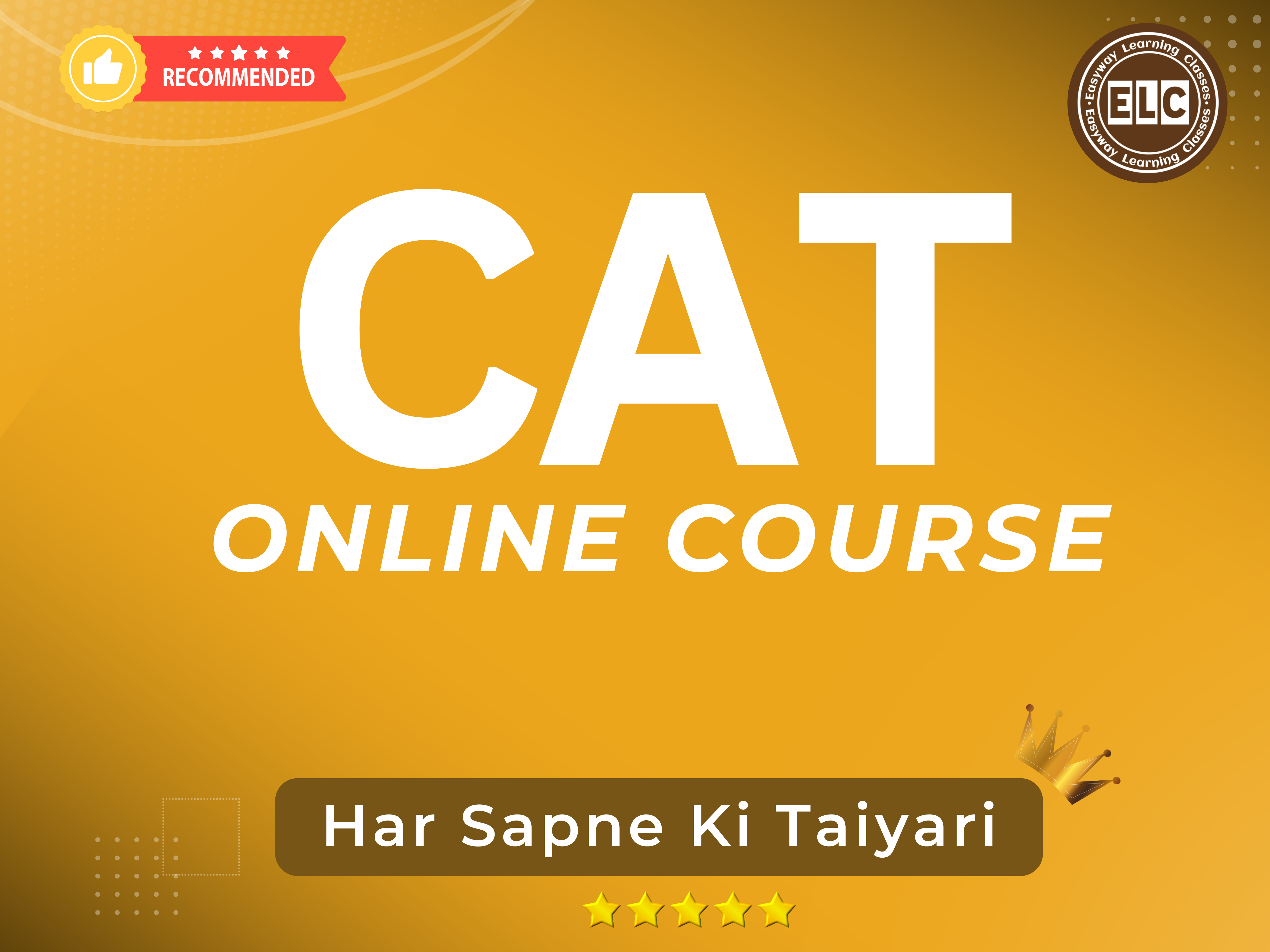 CAT Complete Preparation Course – Offline & Online Available