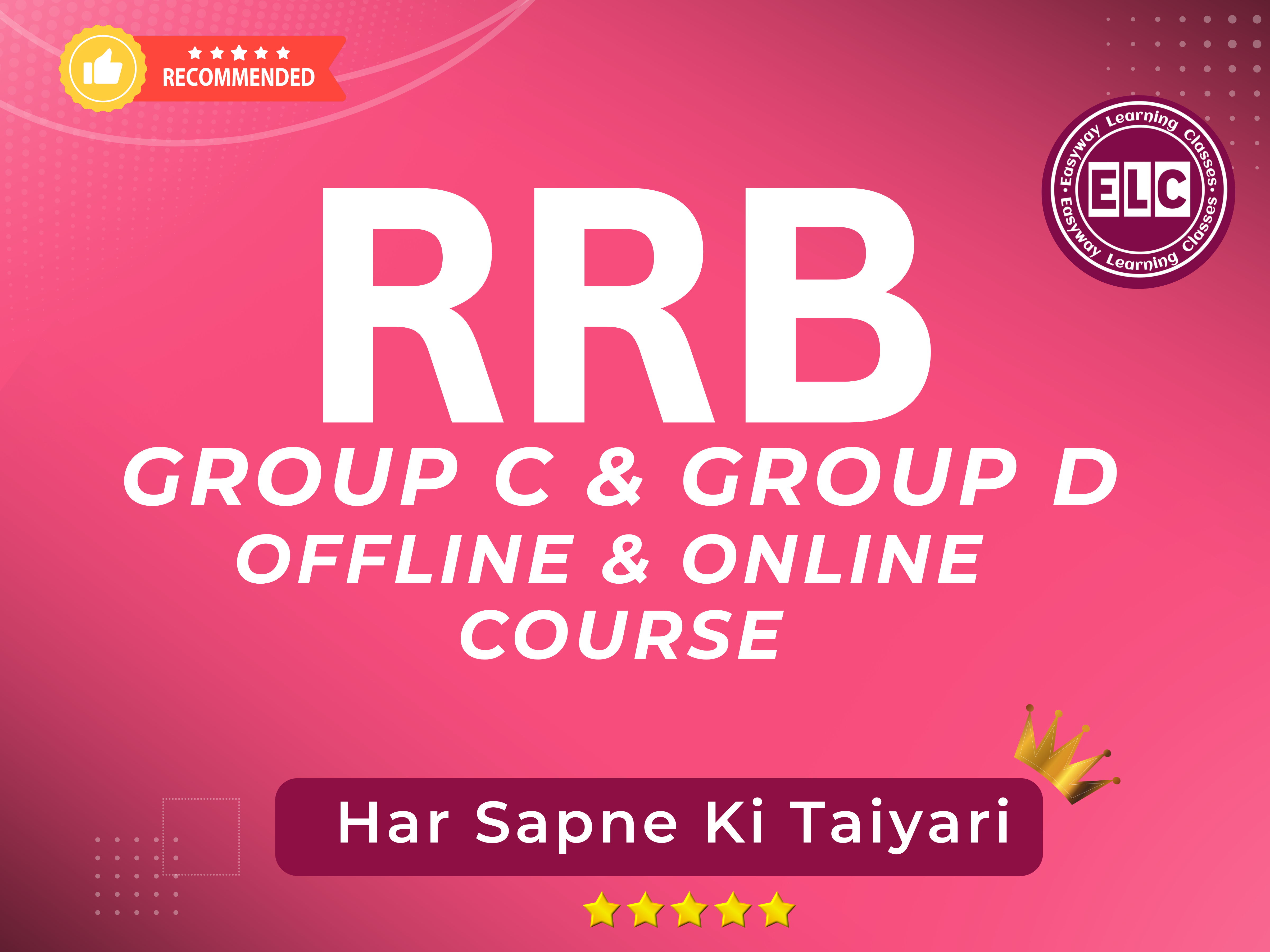 RRB Group C & Group D Complete Preparation Course – Offline & Online Available