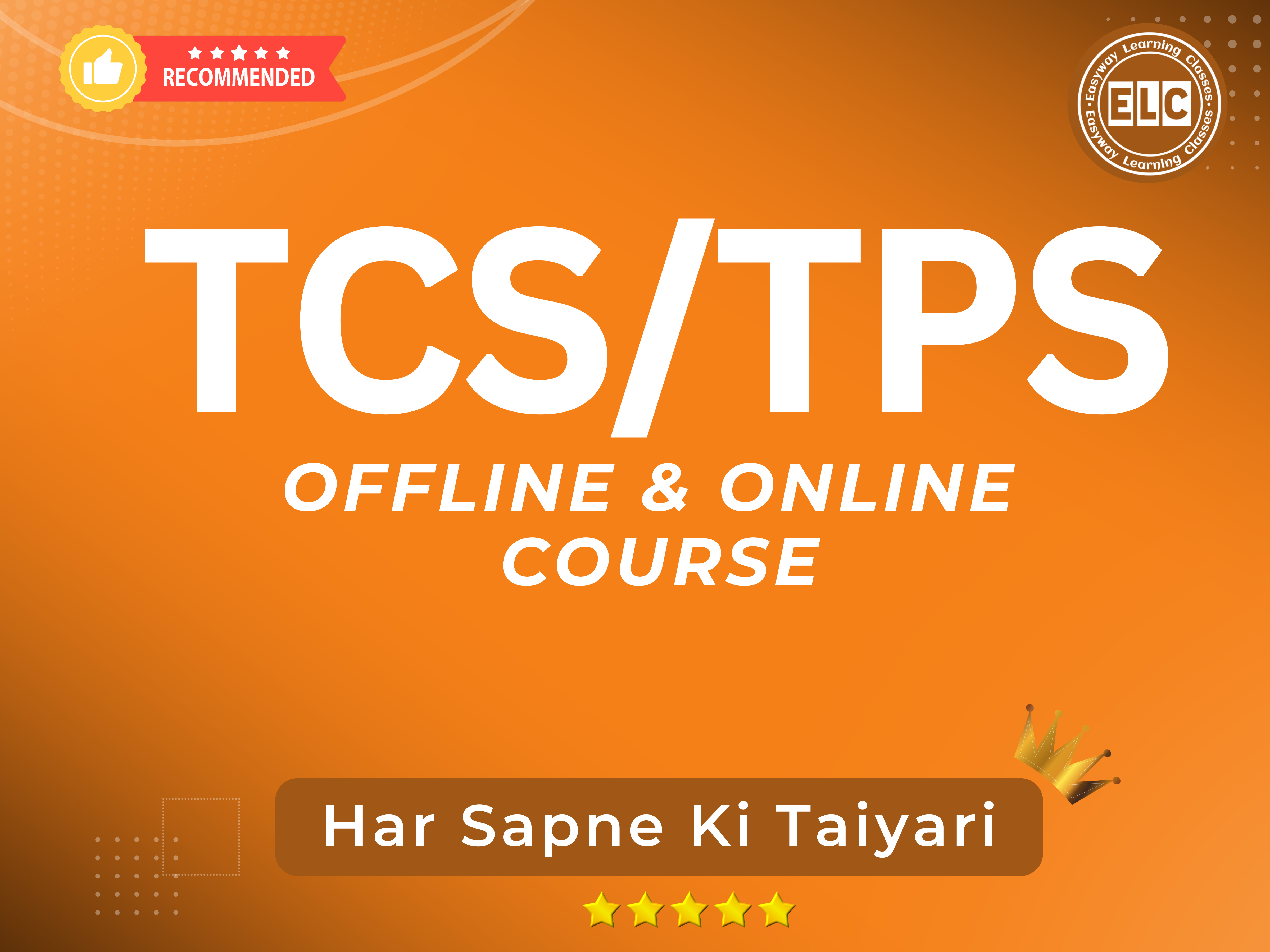 TCS/TPS Complete Preparation Course – Offline & Online Available