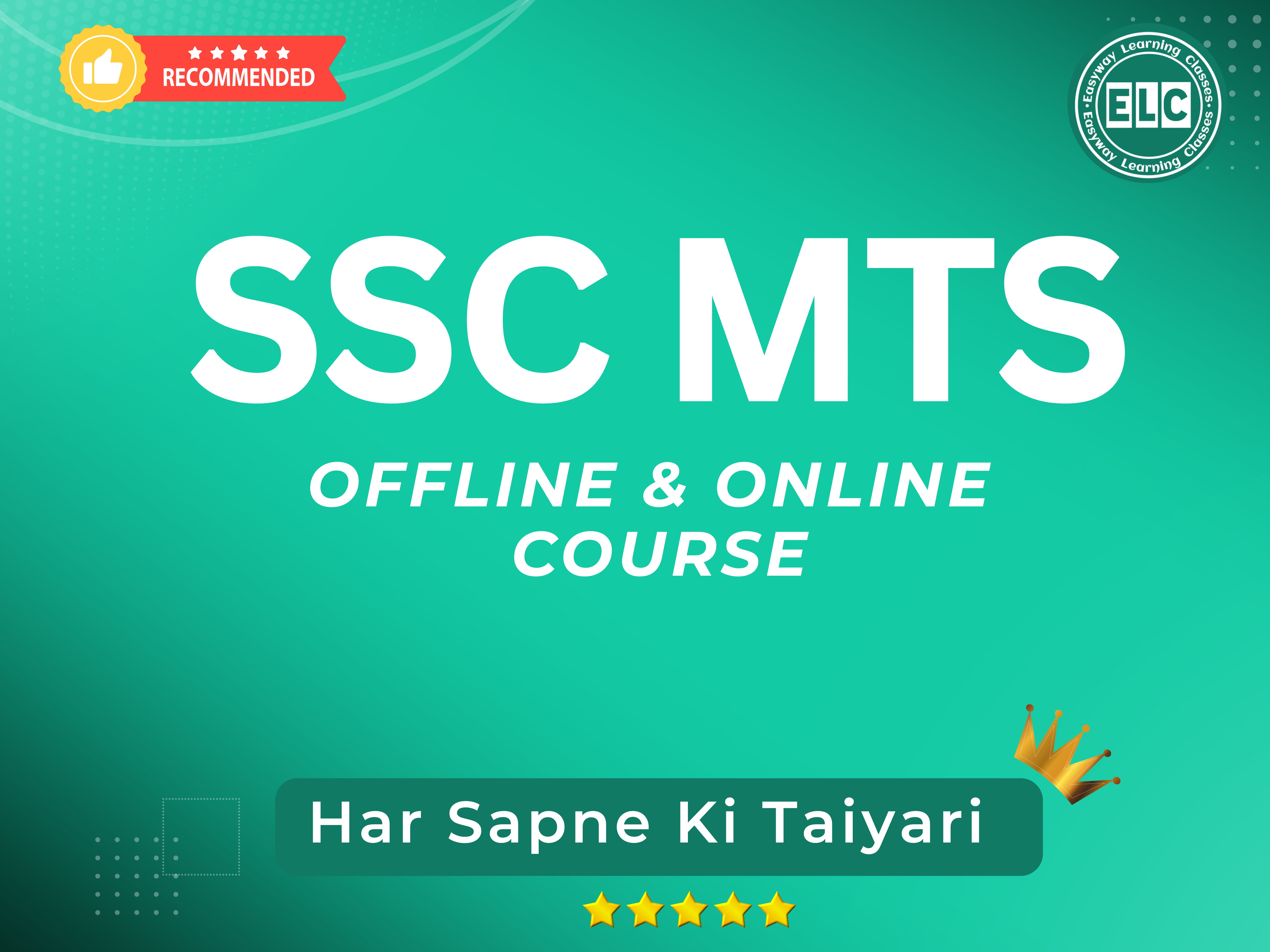 SSC MTS Complete Preparation Course – Offline & Online Available