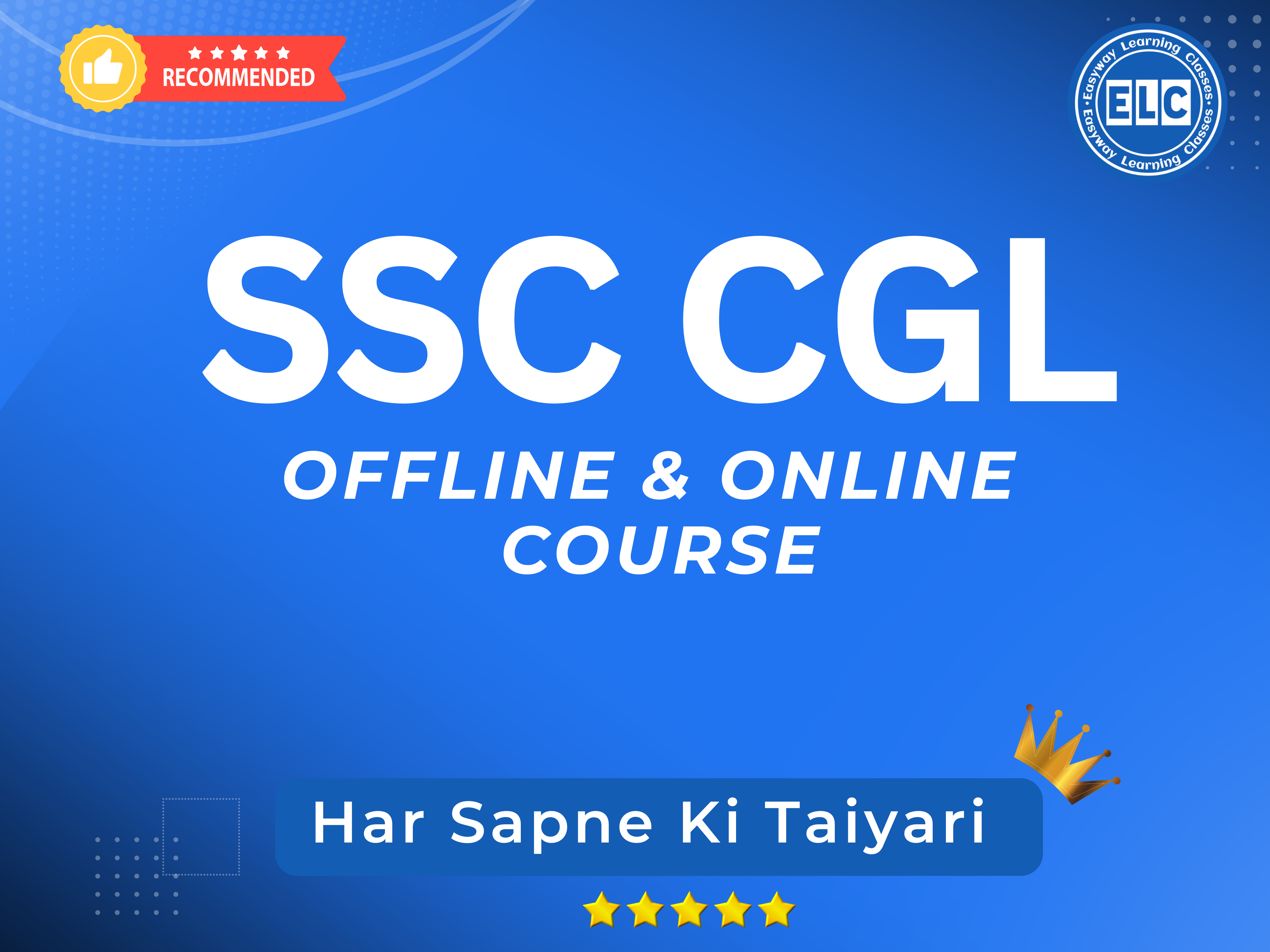 SSC CGL Complete Preparation Course – Offline & Online Available